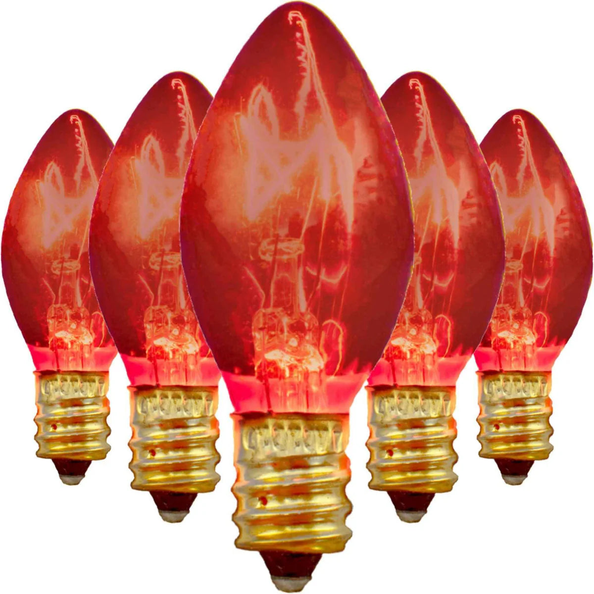ORANGE LIGHT BULBS