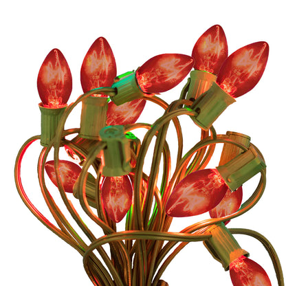 ORANGE OUTDOOR STRING LIGHTS