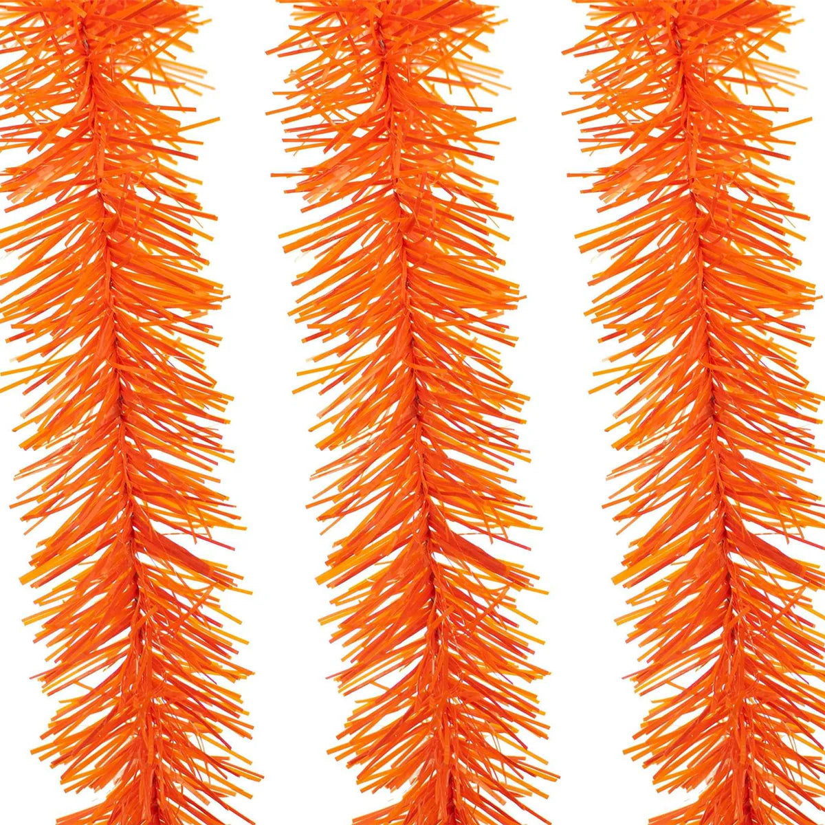 ORANGE TINSEL GARLAND