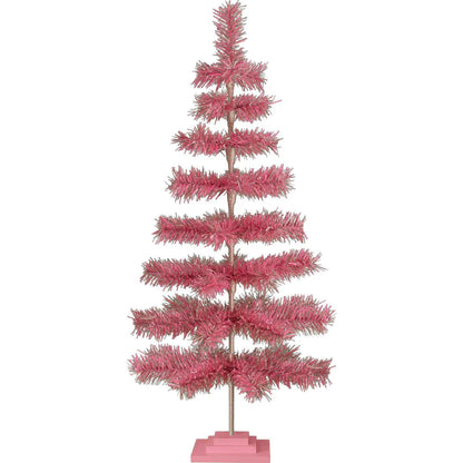 PINK & SILVER FIREWORK CHRISTMAS TREE