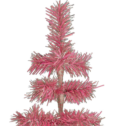 PINK & SILVER FIREWORK CHRISTMAS TREE