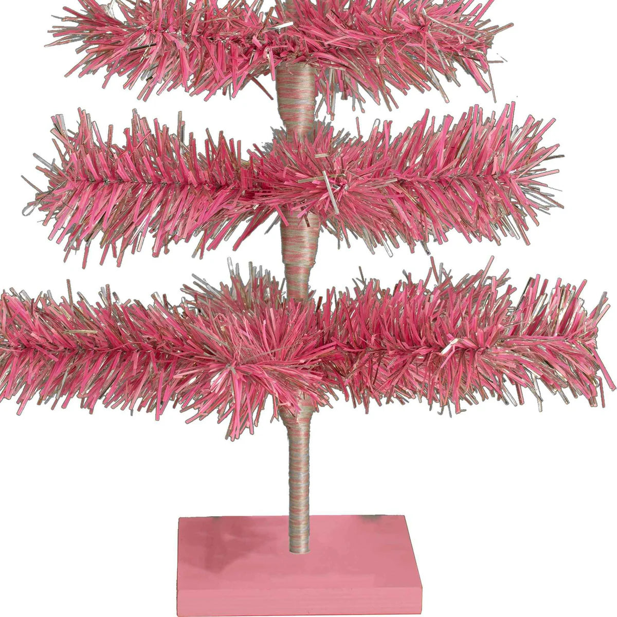 PINK & SILVER FIREWORK CHRISTMAS TREE