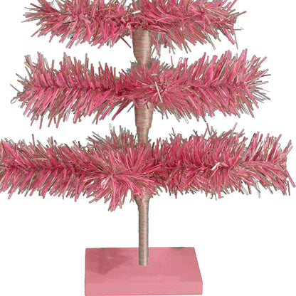 PINK & SILVER FIREWORK CHRISTMAS TREE