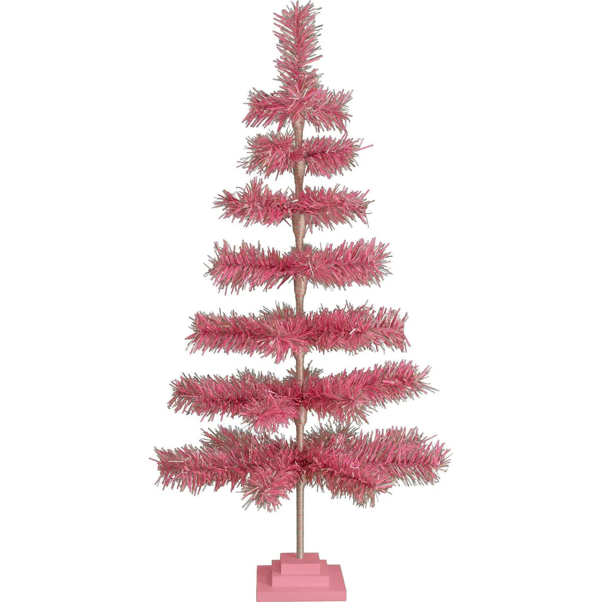 PINK & SILVER FIREWORK CHRISTMAS TREE