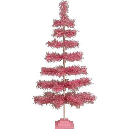 PINK & SILVER FIREWORK CHRISTMAS TREE