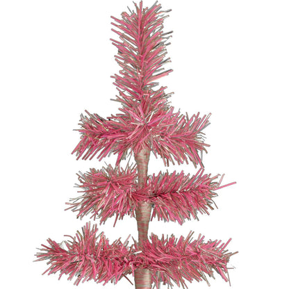 PINK & SILVER FIREWORK CHRISTMAS TREE