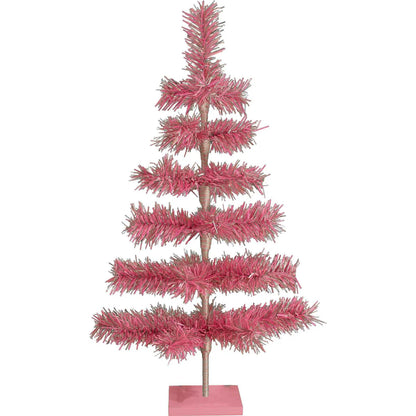 PINK & SILVER FIREWORK CHRISTMAS TREE