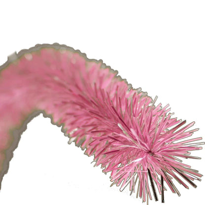 PINK & WHITE TINSEL GARLAND
