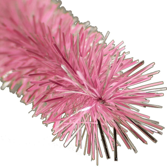 PINK & WHITE TINSEL GARLAND
