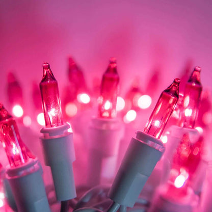 PINK CHRISTMAS LIGHTS