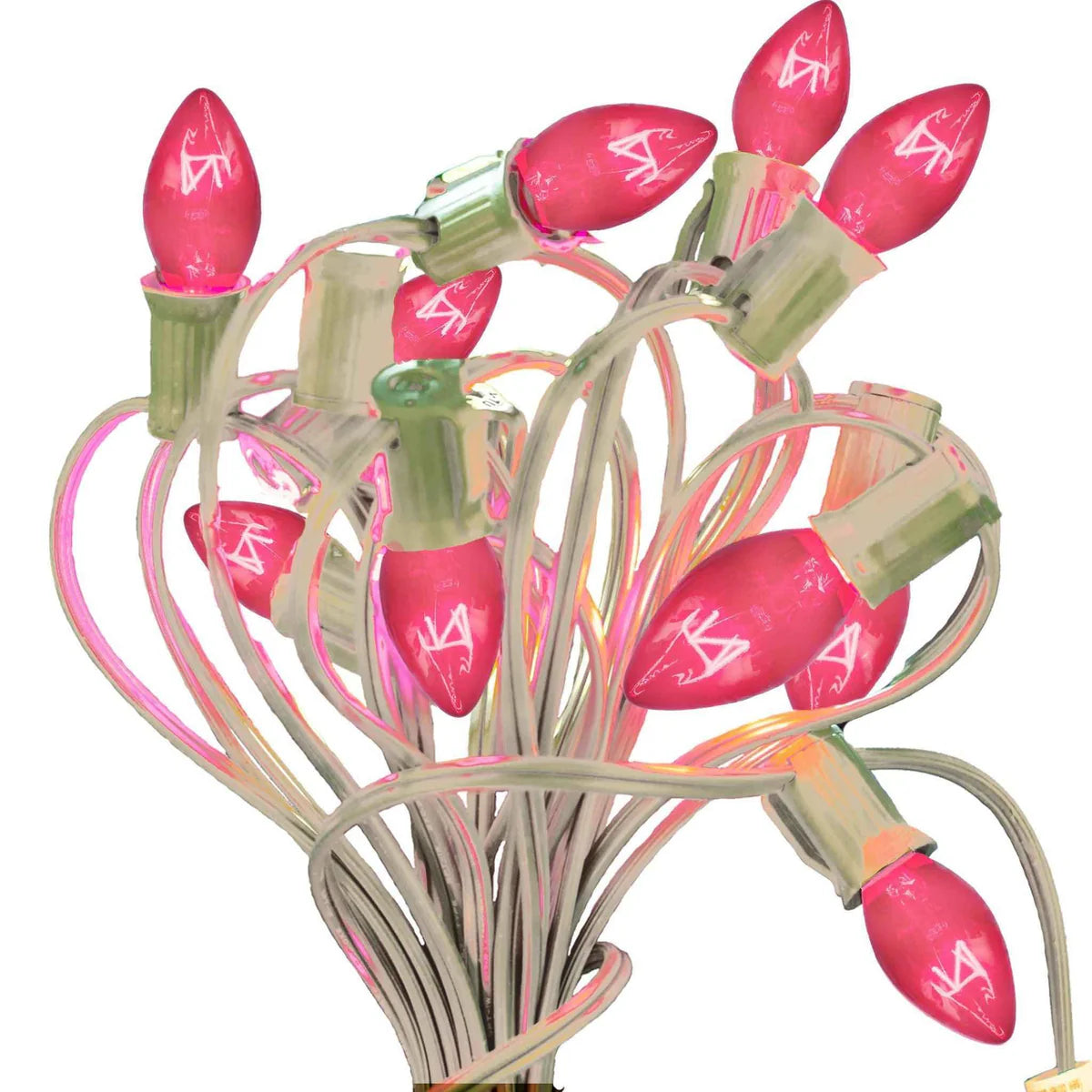 PINK LIGHT BULBS