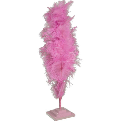 PINK OSTRICH FEATHER TREE