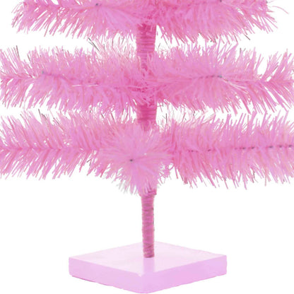 PINK TINSEL CHRISTMAS TREE