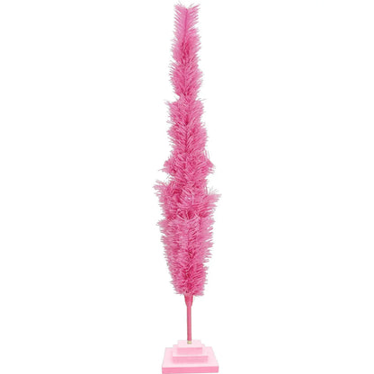 PINK TINSEL CHRISTMAS TREE