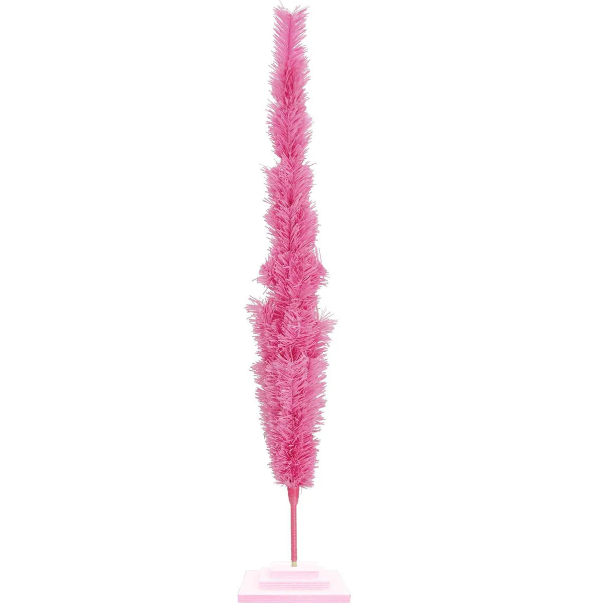 PINK TINSEL CHRISTMAS TREE