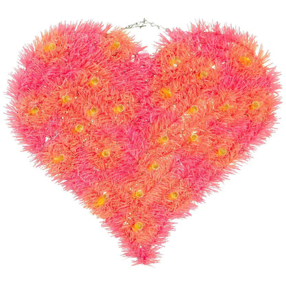 PRE-LIT VALENTINE'S DAY TINSEL HEARTS WITH LIGHTS