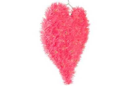 PRE-LIT VALENTINE'S DAY TINSEL HEARTS WITH LIGHTS