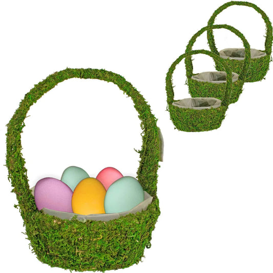 PRESERVED MOSS EASTER BASKETS