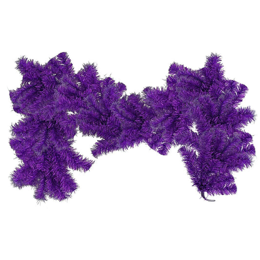 PURPLE CHRISTMAS GARLAND