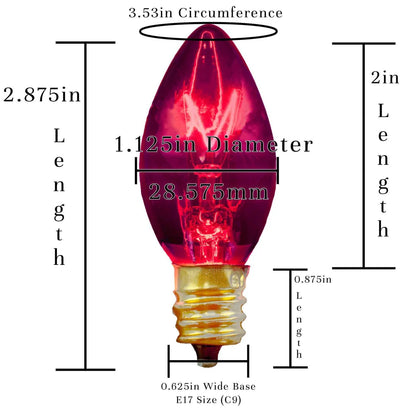 PURPLE LIGHT BULBS
