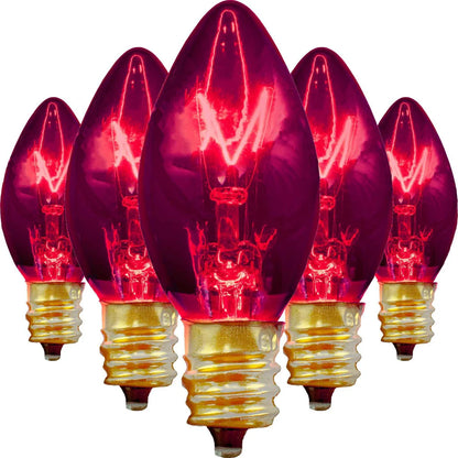 PURPLE LIGHT BULBS