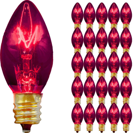 PURPLE LIGHT BULBS