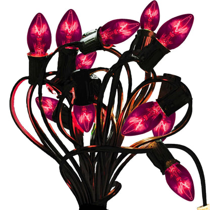 PURPLE OUTDOOR STRING LIGHTS