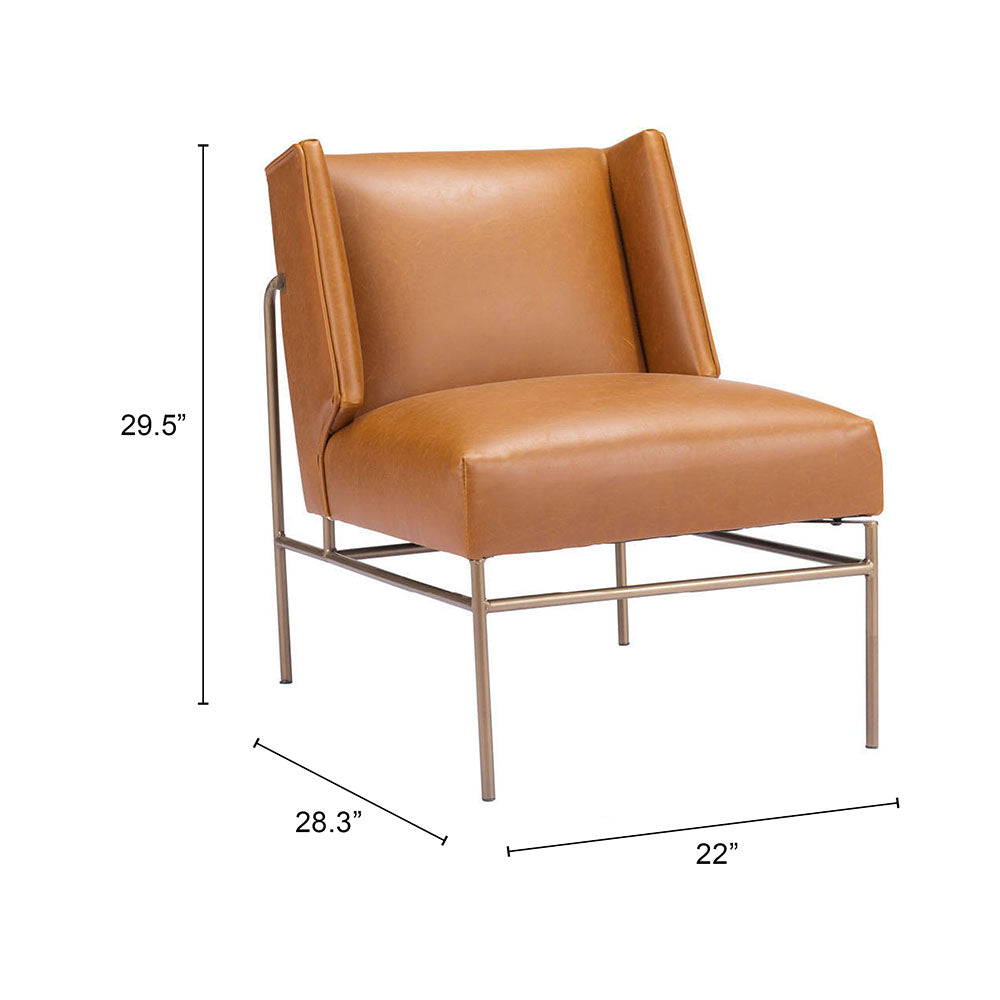 ATLANTA ACCENT CHAIR BROWN