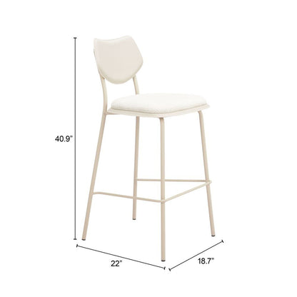ZEAL BARSTOOL LIGHT GRAY