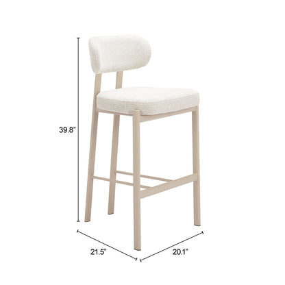 AUREA BARSTOOL LIGHT GRAY