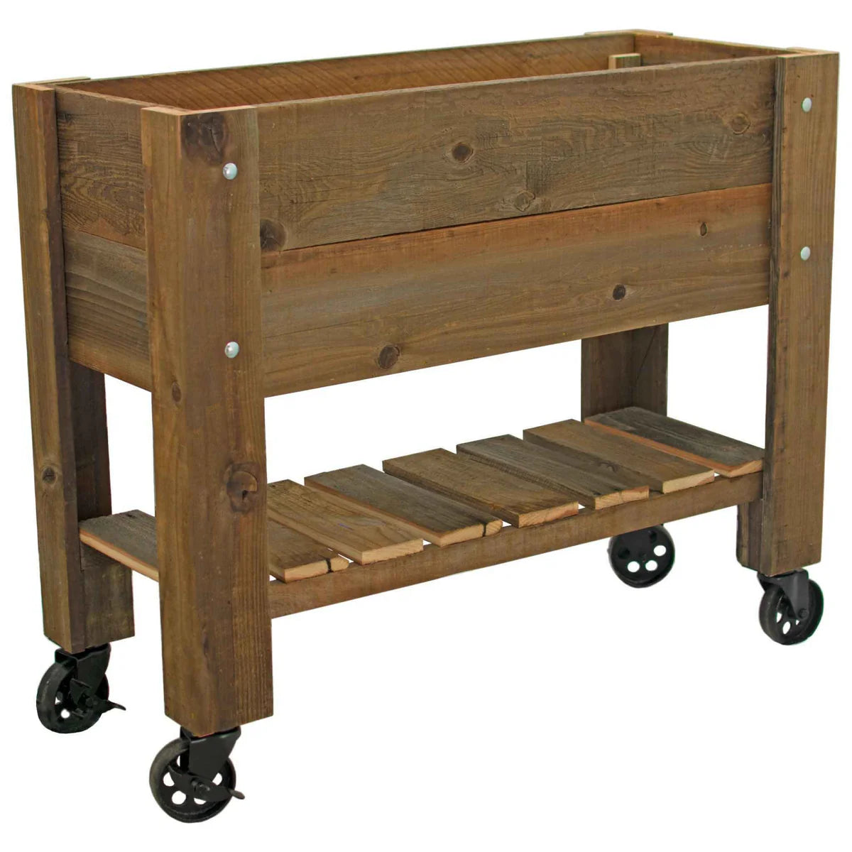 RAISED BED PLANTER BOX ON CASTERS