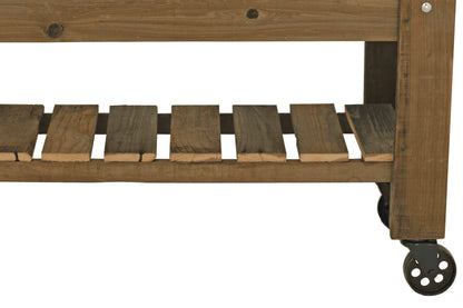 RAISED BED PLANTER BOX ON CASTERS