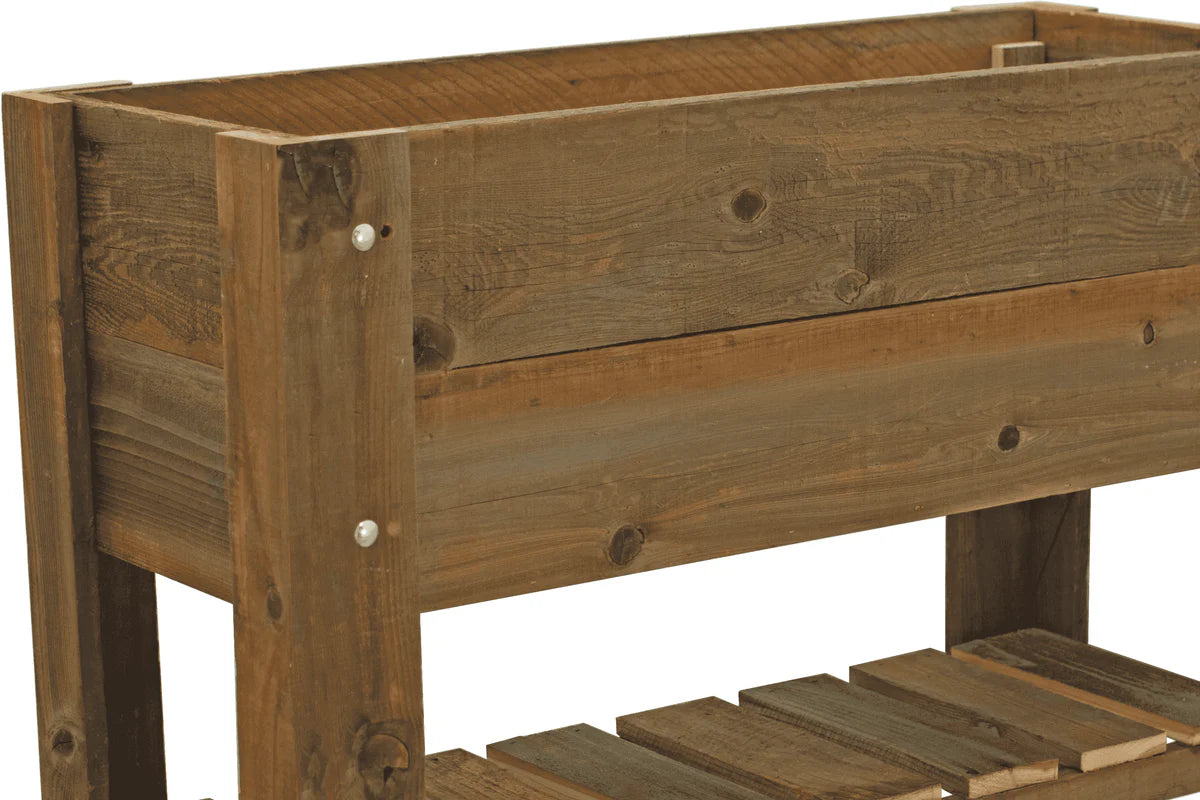 RAISED BED PLANTER BOX ON CASTERS