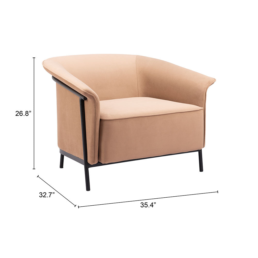 BURRY ACCENT CHAIR TAN