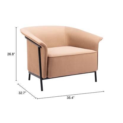 BURRY ACCENT CHAIR TAN