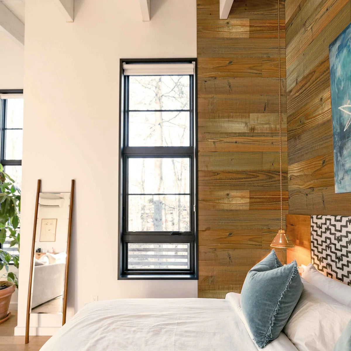 RECLAIMED REDWOOD WALL PANELS