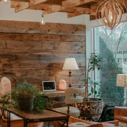 RECLAIMED REDWOOD WALL PANELS