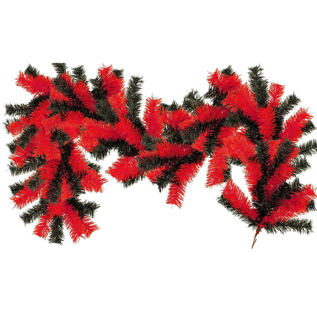 RED AND BLACK CHRISTMAS GARLAND
