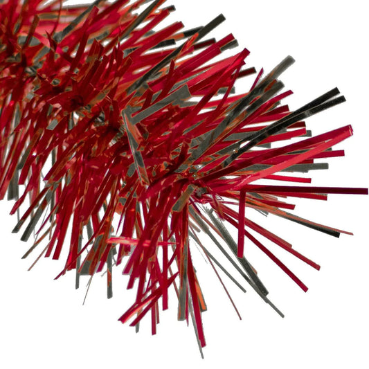 RED & BLACK TINSEL GARLAND