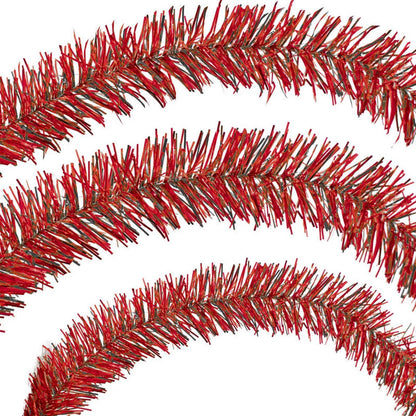 RED & BLACK TINSEL GARLAND