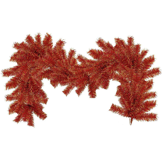 RED & GOLD CHRISTMAS GARLAND