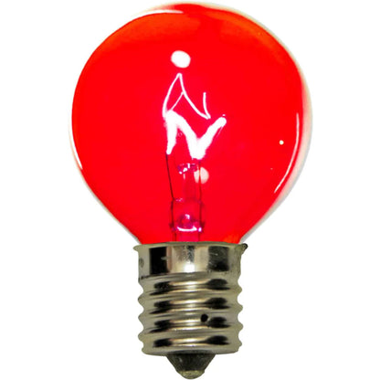 RED G40 LIGHT BULBS