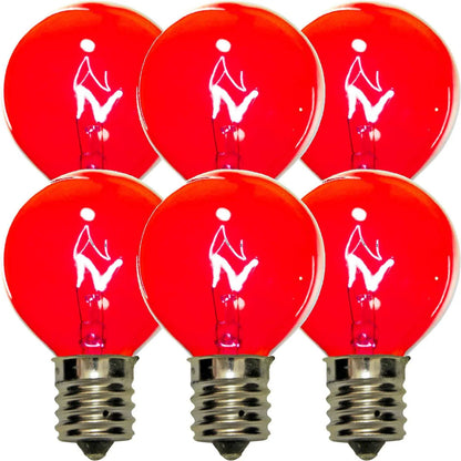 RED G40 LIGHT BULBS