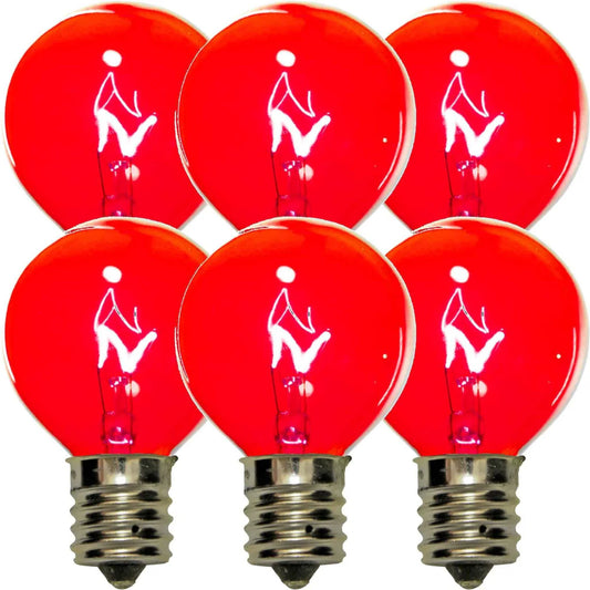 RED G40 LIGHT BULBS