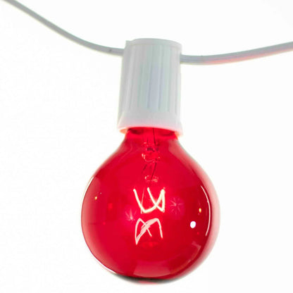 RED G50 LIGHT BULBS