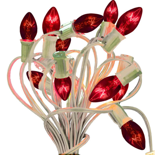 RED MAGNETIC STRING LIGHTS