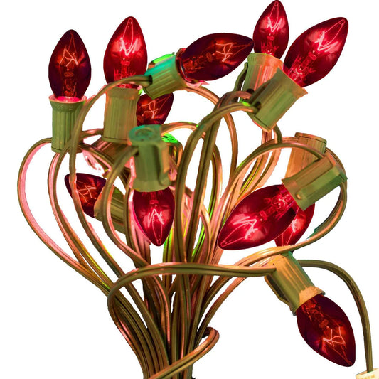RED OUTDOOR STRING LIGHTS