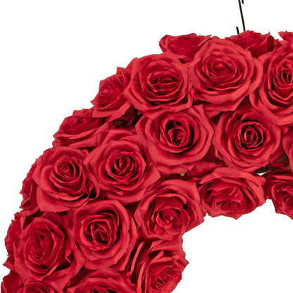 RED ROSE WREATH