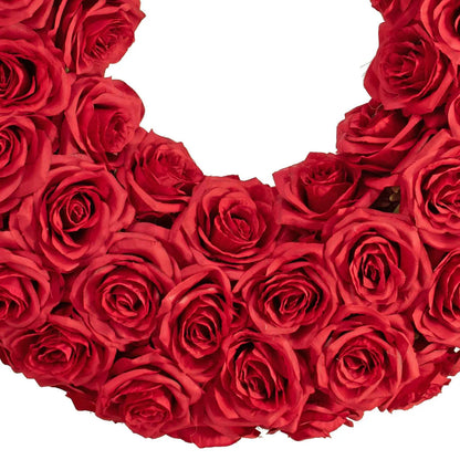 RED ROSE WREATH