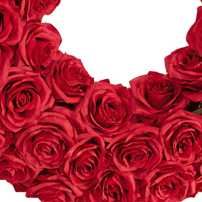 RED ROSE WREATH